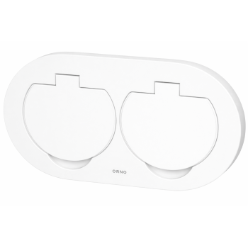 HERMETYCZNE GNIAZDO ORNO OR-GM-9046/W PODWÓJNE IP55