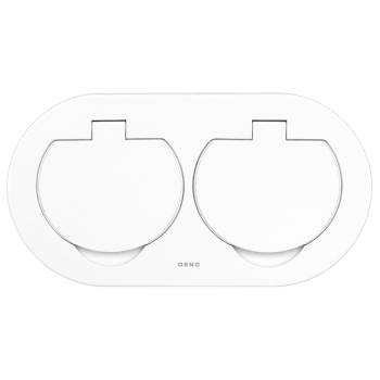 HERMETYCZNE GNIAZDO ORNO OR-GM-9046/W PODWÓJNE IP55