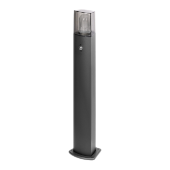 OPRAWA OGRODOWA - SŁUPEK ADVITI PEONIA AD-OP-6582BE27PPR E27 15W IP54 + PIR