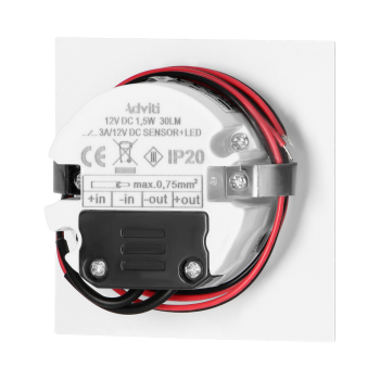 OPRAWA SCHODOWA ADVITI DRACO LED NEW AD-OS-6164LR3/W 1,5W 3000K CZUJNIK RUCHU I ZMIERZCHU