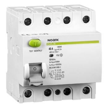 NOARK EX9L-N 4P 40A A 30MA