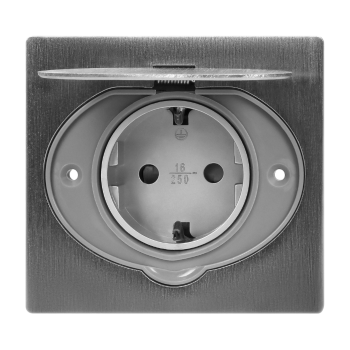 GNIAZDO ELEKTRYCZNE ORNO OR-AE-1397(GS) 2P+Z SCHUKO