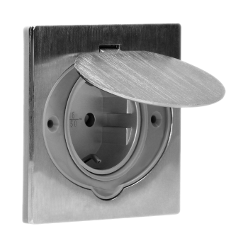 GNIAZDO ELEKTRYCZNE ORNO OR-AE-1397(GS) 2P+Z SCHUKO