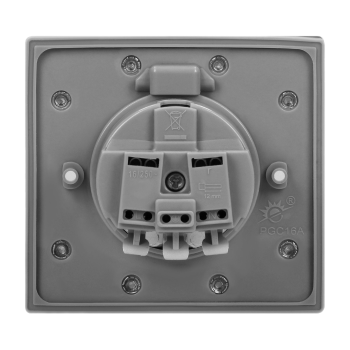 GNIAZDO ELEKTRYCZNE ORNO OR-AE-1397(GS) 2P+Z SCHUKO