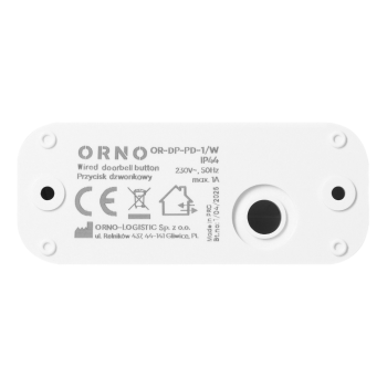 PRZYCISK DZWONKOWY ORNO OR-DP-PD-1/W