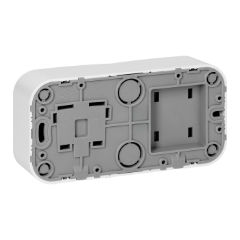 ŁĄCZNIK JEDNOBIEGUNOWY + GNIAZDO POJEDYNCZE ToDo ORNO OR-OE-7207/W/10 NATYNKOWE IP20 2P+Z 10 SZT.