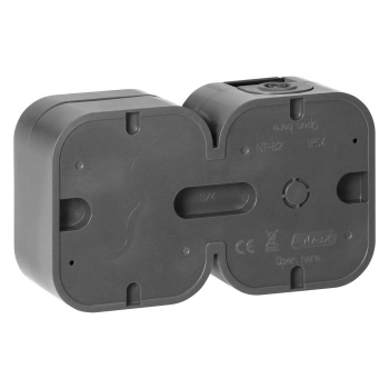 ORNO ŁĄCZNIK JEDNOBIEGUNOWY + GNIAZDO POJEDYNCZE OR-OE-7807/GB NATYNKOWE IP54