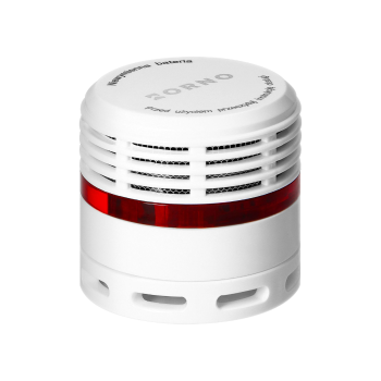 BEZPRZEWODOWY MINI CZUJNIK DYMU Z WBUDOWANĄ BATERIĄ ORNO OR-DC-637