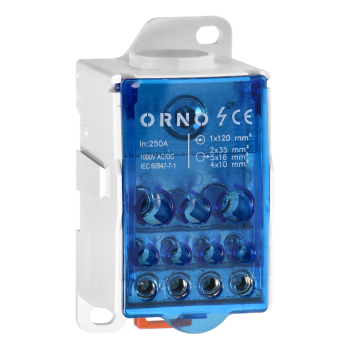 BLOK ROZDZIELCZY ORNO OR-LZ-8207/250 250A