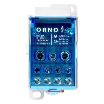 BLOK ROZDZIELCZY ORNO OR-LZ-8207/500 500A