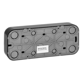GNIAZDO POTRÓJNE 3x2P+Z ORNO OR-OE-7209/B NATYNKOWE IP20