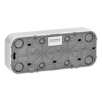 GNIAZDO POTRÓJNE 3x2P+Z ORNO OR-OE-7209/W NATYNKOWE IP20