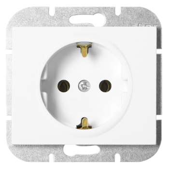 GNIAZDO POJEDYNCZE ONYX 2P+Z SCHUKO ORNO OR-OE-7505(GS)/W PODTYNKOWE IP20 10szt