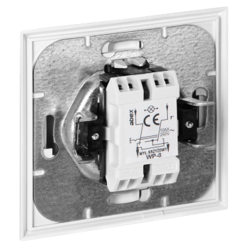 ŁĄCZNIK KRZYŻOWY LUNA ORNO OR-OE-7603/W PODTYNKOWY IP20