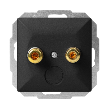 GNIAZDO GŁOŚNIKOWE PEARL ORNO OR-OE-7711/B PODTYNKOWE IP20