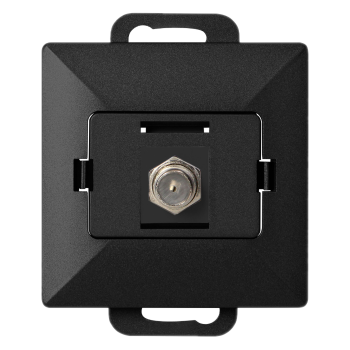 GNIAZDO POJEDYNCZE TYPU F PEARL ORNO OR-OE-7714/B PODTYNKOWE IP20