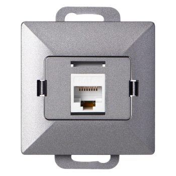 GNIAZDO POJEDYNCZE 1xRJ45 CAT.5 PEARL ORNO OR-OE-7715/A PODTYNKOWE IP20
