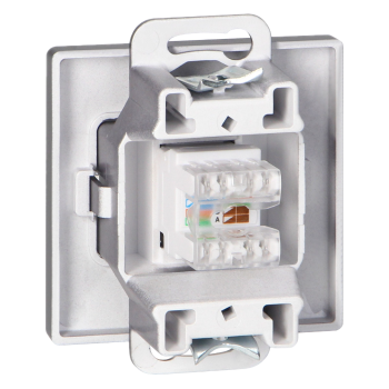 GNIAZDO POJEDYNCZE 1xRJ45 CAT.5 PEARL ORNO OR-OE-7715/A PODTYNKOWE IP20