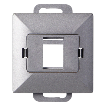 POJEDYNCZY ADAPTER RJ45 + PŁYTKA CZOŁOWA PEARL ORNO OR-OE-7717/A PODTYNKOWE IP20