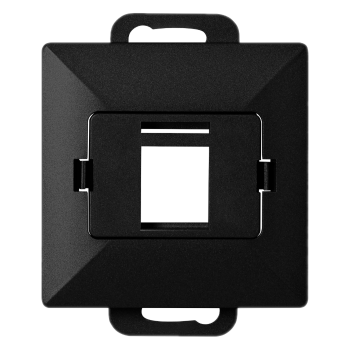 POJEDYNCZY ADAPTER RJ45 + PŁYTKA CZOŁOWA PEARL ORNO OR-OE-7717/B PODTYNKOWE IP20