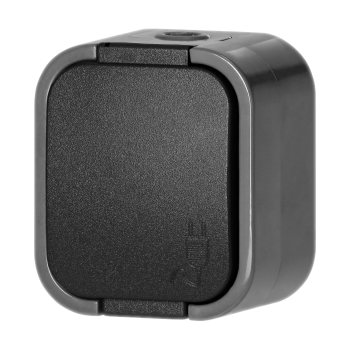 GNIAZDO POJEDYNCZE 2P+Z ORNO OR-OE-7805/GB NATYNKOWE IP54 10 szt