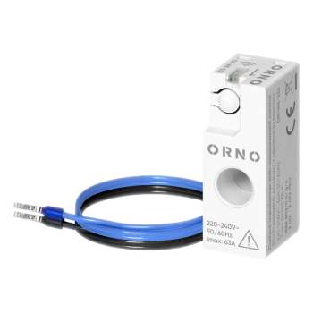 1-FAZOWY PRZEKŁADNIK PRADOWY Z REJESTRACJĄ POMIARU ORNO OR-WE-532 63A 250V WiFi TUYA