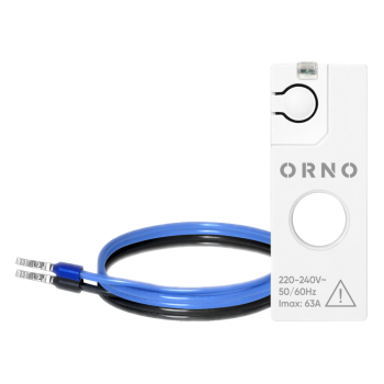 1-FAZOWY PRZEKŁADNIK PRADOWY Z REJESTRACJĄ POMIARU ORNO OR-WE-532 63A 250V WiFi TUYA