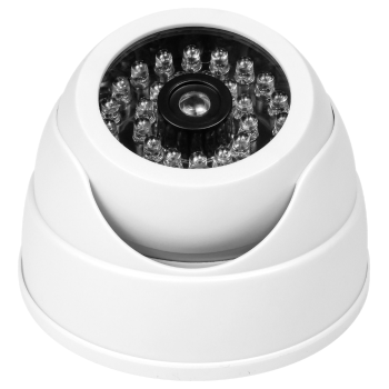 BATERYJNA ATRAPA KOPUŁKOWEJ KAMERY CCTV Virone CD-4/W PODCZERWIEŃ