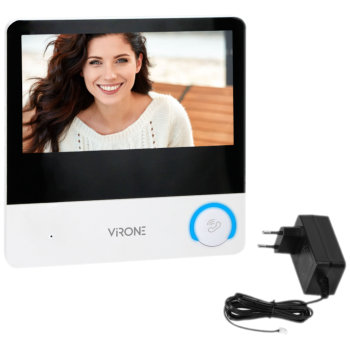 ZESTAW WIDEODOMOFONOWY VIRONE AVONI MULTI VDP-77 WiFi CZYTNIK RFID 2K Aplikacja