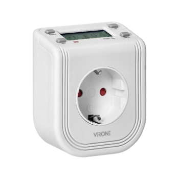 ELEKTRONICZNY PROGRAMATOR CZASOWY VIRONE DT-4(GS) SCHUKO