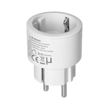 3 MINI GNIAZDA BEZPRZEWODOWE STEROWANE PILOTEM Virone RS-8(GS) SCHUKO