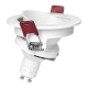 RAMKA DEKORACYJNA OPRAWY PUNKTOWEJ ADVITI FONDI RC AD-OD-6522/W max. 50W MR16/GU10