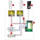 ZESTAW DOMOFONOWY 2-RODZINNY Z RFID CYFRAL COSMO R2 CZARNY