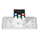GNIAZDO PODTYNKOWE ORNO OR-GM-9031/W 2P+Z BIAŁE IP55