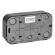 GNIAZDO PODWÓJNE 2x2P+Z ORNO OR-OE-7206(GS)/B/10 NATYNKOWE SCHUKO IP20 10szt