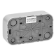GNIAZDO PODWÓJNE 2x2P+Z ORNO OR-OE-7206(GS)/W SCHUKO NATYNKOWE IP20