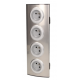 GNIAZDO MEBLOWE ORNO OR-AE-1340 4x2P+Z 230VAC