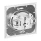 GNIAZDO POJEDYNCZE LUNA 2P+Z ORNO OR-OE-7605/W PODTYNKOWE IP20 10szt