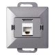 GNIAZDO POJEDYNCZE 1xRJ45 CAT.5 PEARL ORNO OR-OE-7715/A PODTYNKOWE IP20
