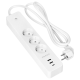 PRZEDŁUŻACZ Z 3 GNIAZDAMI SCHUKO + 3x USB ORNO OR-SH-17520(GS)/W Tuya Smart Wi-Fi