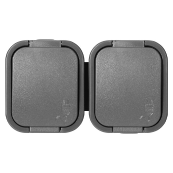 GNIAZDO PODWÓJNE ORNO OR-OE-7806(GS)/G NATYNKOWE 2P+Z SCHUKO IP54 10szt.