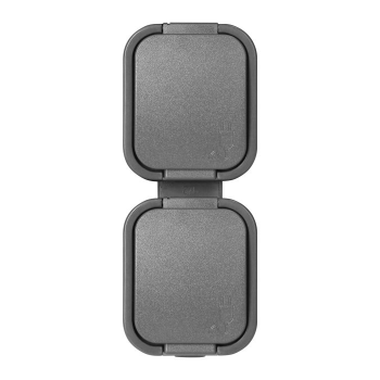 GNIAZDO PODWÓJNE ORNO OR-OE-7806/V/G NATYNKOWE PIONOWE 2x 2P+Z IP54 5 szt.