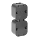 GNIAZDO PODWÓJNE ORNO OR-OE-7806/V/GB NATYNKOWE PIONOWE 2x 2P+Z IP54 5 szt.